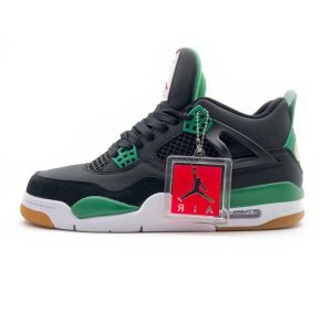 کفش اسپرت مردانه نایک ایر جردن ۴ | Nike Air Jordan 4 مشکی سبز (p)