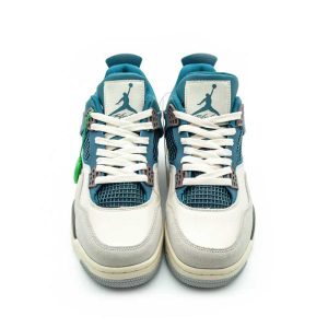 کتانی مردانه نایک ایر جردن ۴ | Nike Air Jordan 4 آبی سفید (nx)