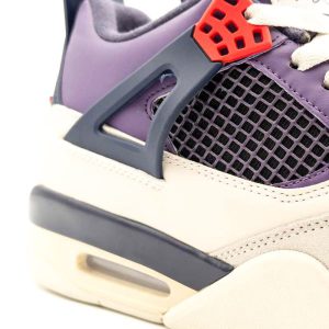 Alternative view of کفش اسپرت مردانه نایک ایر جردن ۴ | Nike Air Jordan 4 کرم بنفش(p)