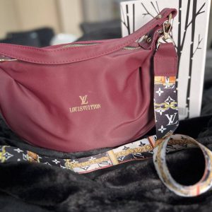 Alternative view of کیف دوشی زنانه زرشکی کد 366 (nx)