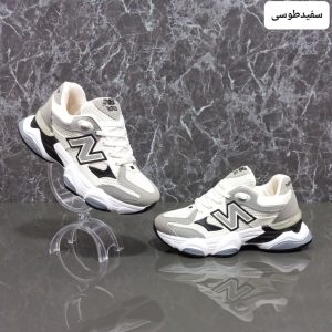 کفش نیوبالانس سفید-طوسی 75070 (si) (nx)