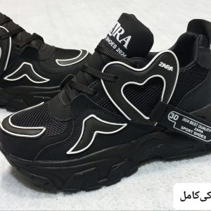 کتانی زنانه زارا مشکی 74997 (si) (p)