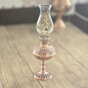 Alternative view of چراغ گردسوز مسی مدل رز (p)