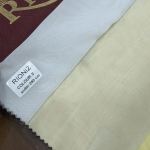 قیمت پرده 1.5 متری حریر ساده با کناره کتان صورتی کد 816 (kr)