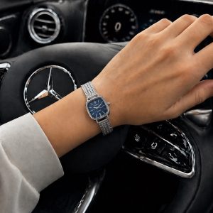 ساعت زنانه کاسیو صفحه مربع بنفش بند حصیری (E) کد W004 (p)