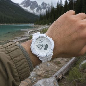 ساعت مردانه کاسیو جیشاک PRO TREK رنگ سفید (E) کد W069