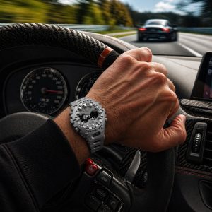 ساعت جیشاک اسپرت رنگ نقرهای (E) کد (p1)W059