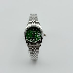 Alternative view of ساعت زنانه رولکس دیت‌جاست (DateJUST) بند استیل صفحه سبز (E) کد W066(p)