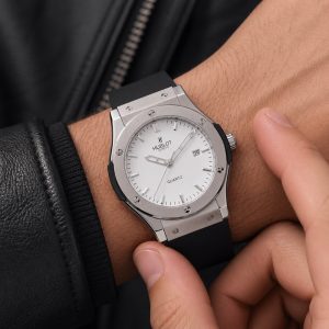 ساعت مردانه هابلت Hublot صفحه سفید (E) کد W111 (nx)