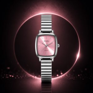 Alternative view of ساعت زنانه نایدو مربع صفحه صورتی H کد W279(p)