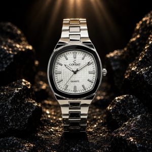 Alternative view of ساعت مچی مردانه کاونت بند فلزی نقره‌ای صفحه سفید (zz) کد W1225 (p)