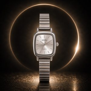 Alternative view of ساعت زنانه نایدو مربع صفحه سفید H کد W281(p)