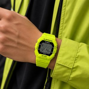 ساعت اسپرت ایکی طرح DW-5600 سبز فسفری کد W261 (p)