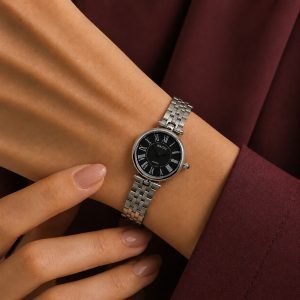 ساعت زنانه رویدا مدل Royal بند استیل صفحه مشکی (E) کد W1217 (p2)