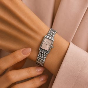 ساعت زنانه رویدا مدل royal S بند استیل صفحه صدفی (E) کد W1214 (p)