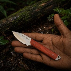 چاقوی ثابت کمپینگ دسته چوبی طرح Benchmade