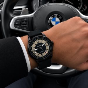 ساعت مچی مردانه کاونت مشکی بند چرمی (zz) کد W1241