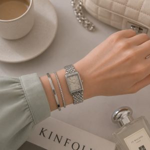 ساعت زنانه رویدا مدل royal S بند استیل صفحه صورتی (E) کد W1215(nx)