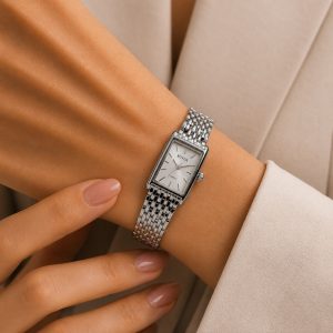 ساعت زنانه رویدا مدل royal S بند استیل صفحه سفید (E) کد W1212 (p1)
