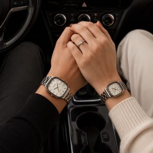 ساعت ست مردانه زنانه کاسیو کلاسیک اولد مانی وینتیج BGD بند مشکی صفحه سیلور کد W427 (p)
