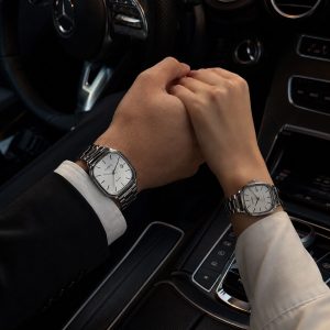 ساعت ست مردانه زنانه کاسیو کلاسیک گادفادر BT مشکی صفحه نقرهای کد W408 (p)