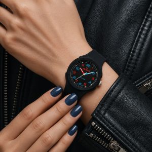 ساعت مچی اسپرت زنانه جاکلین آبی قرمز مدل (p)JN-1399501MA1 کد WH308