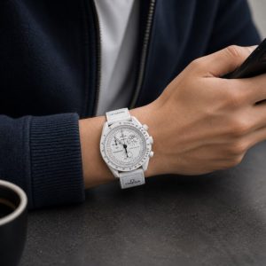 ساعت مچی مردانه امگا سواچ www سفید کد W317 (p1)