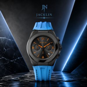 ساعت کورنوگراف جاکلین JN-1399528M آبی-مشکی کد WH566