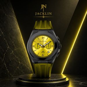 ساعت کورنوگراف جاکلین JN-1399528M سبز تیره کد WH564 (p)